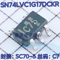 New original SN74LVC1G17DCKR screen print C7 package SC70-5 single-way Schmidt trigger buffer