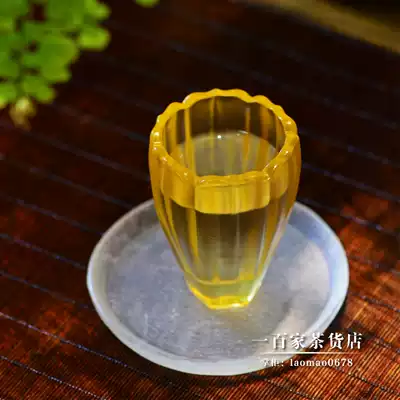 Liang Mingyu Ancient Method Liuli) Huaxin No. 1 Light Gold Tasting Tea Cup Original Design Tea with Buds