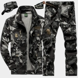 Хлопковый камуфляжный износостойкий комбинезон, защита от ожогов