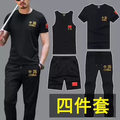 Outdoor Chinese military fans camouflage casual sportswear suit Men's Military special forces summer training clothes thin