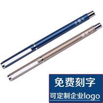 Signature pen lettering private custom gel pen custom advertising pen Signature pen custom logo lettering name Deli