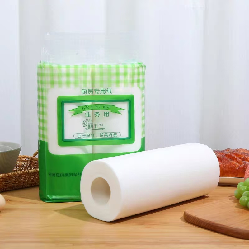 Guangdong Lifeng Kitchen Paper, Made from Wood Pulp, Thickened Non-Woven Fabric, Strong Water and Oil Absorption, Filter Cooking Paper for Commercial Use