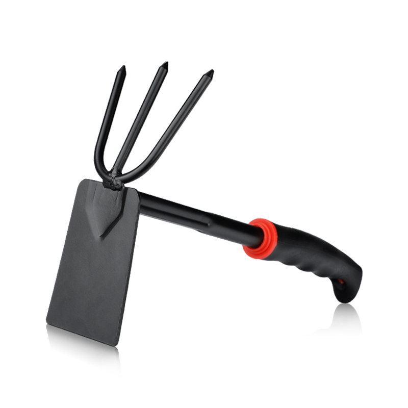 Garden species of flowers and vegetables small turnovers rake in hoe Gardening Mini Harrowing Flowers Hoe Landscaped Fork Nails Iron Weeding