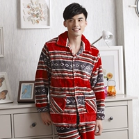 Bộ đồ ngủ của gia đình Haotian pijama nam