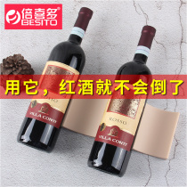 European creative wine rack ornaments household plastic wavy Grape Red Wine Cola display rack wine bottle rack storage