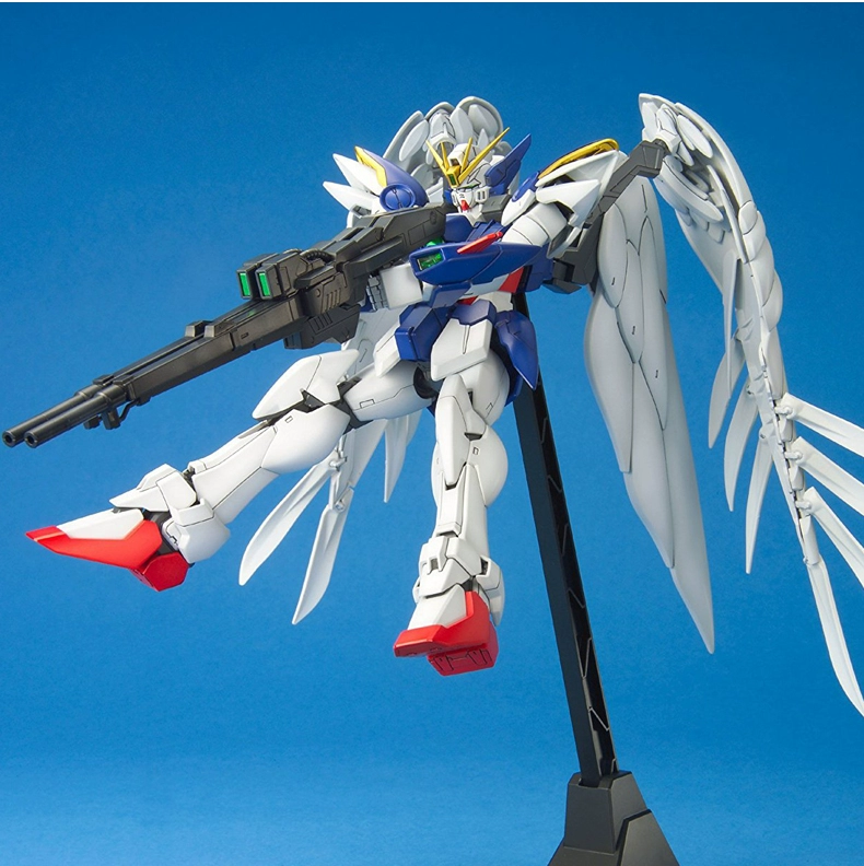 "Đồ chơi tình yêu" Bandai Gundam W Endless Waltz EW Model MG1 / 100 Flying Wing Zero Thay đổi rụng tóc ZERO - Gundam / Mech Model / Robot / Transformers