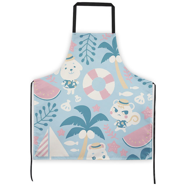 Animal Crossing Friendship Series Shih Tzu Hui Ke Mori peripheral waterproof and anti-fouling housework apron tied apron