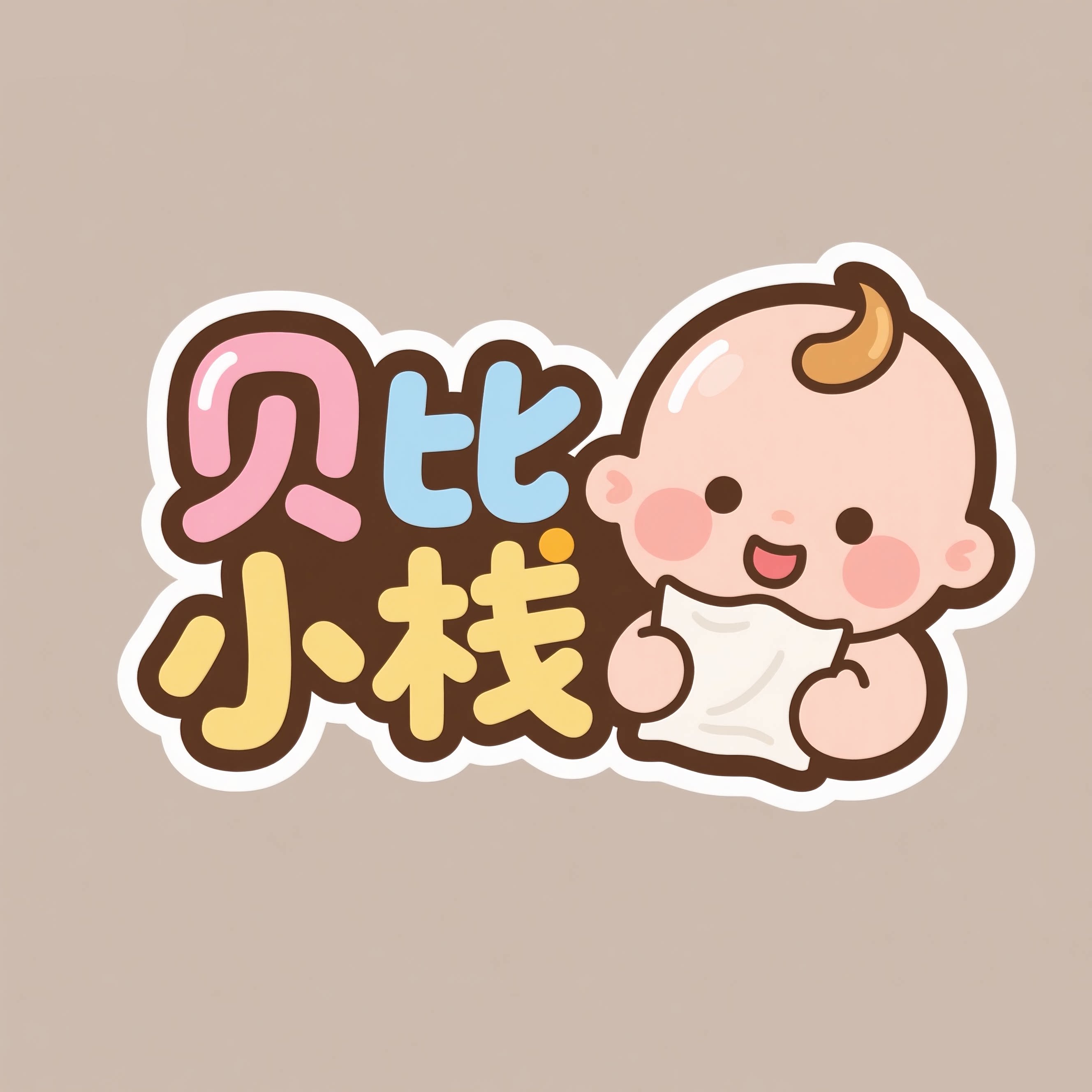 贝比小栈的LOGO