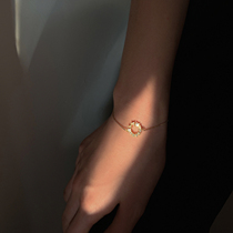 Xiaobao 925 sterling silver shell pearl bracelet womens high-end sense ins niche design 2021 new simple cold wind