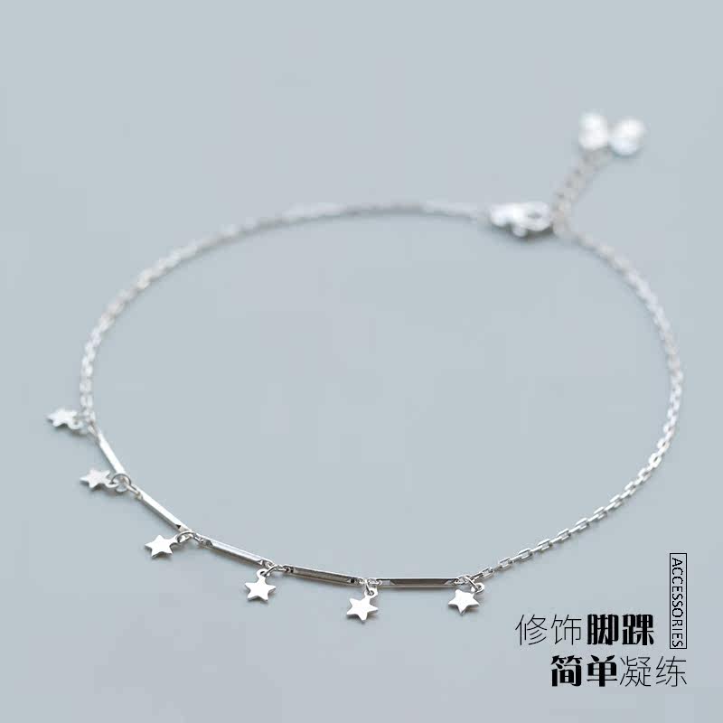 Bracelet de cheville Femme SHAREBOX   en Argenterie - Ref 3104185 Image 3