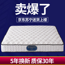 Latex spring mattress 20CM thick top ten famous brand hippocampus 1 8 meters soft and hard dual-use Simmons 15cm hard mattress