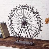 European style modern simple romantic fashion creative home antique iron Ferris wheel decoration decoration decoration decoration wedding