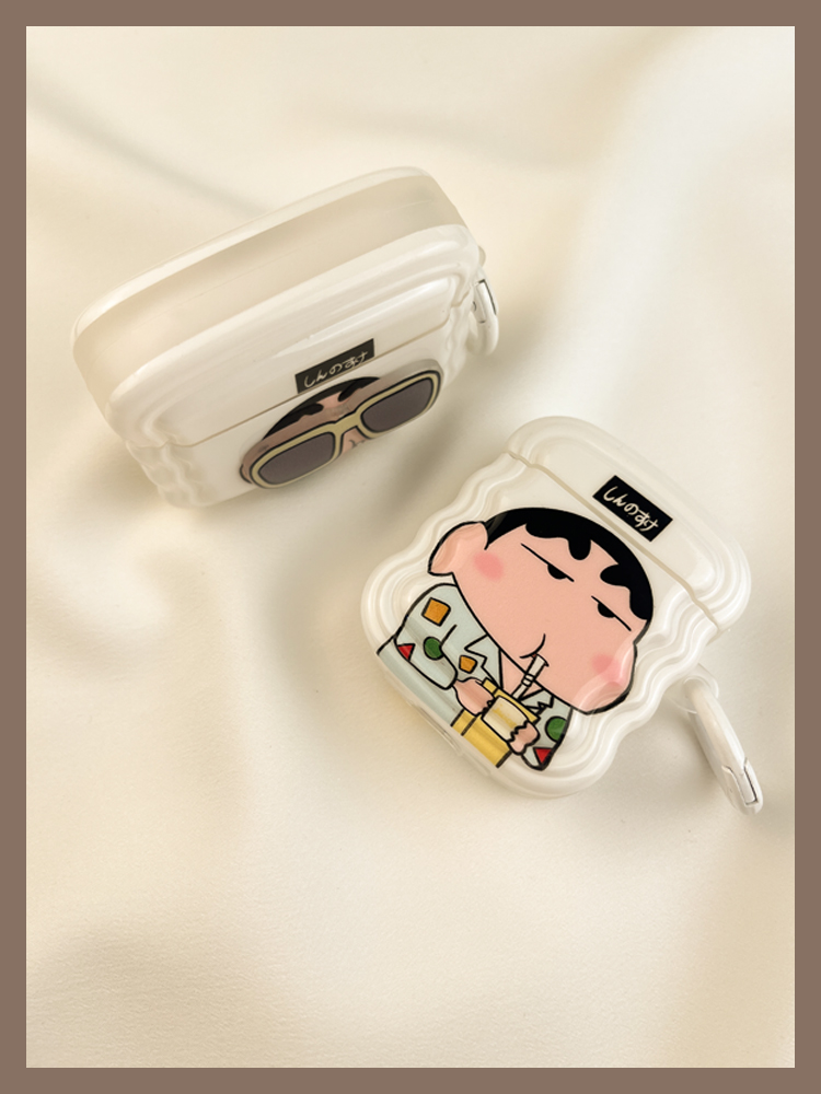 Ins Cartoon Funny sluneční brýle Nový ochranný kryt 3 Vhodné pro airpods Pouzdro na sluchátka Druhý Bezdrátový Bluetooth 1 Třetí_voghion.com