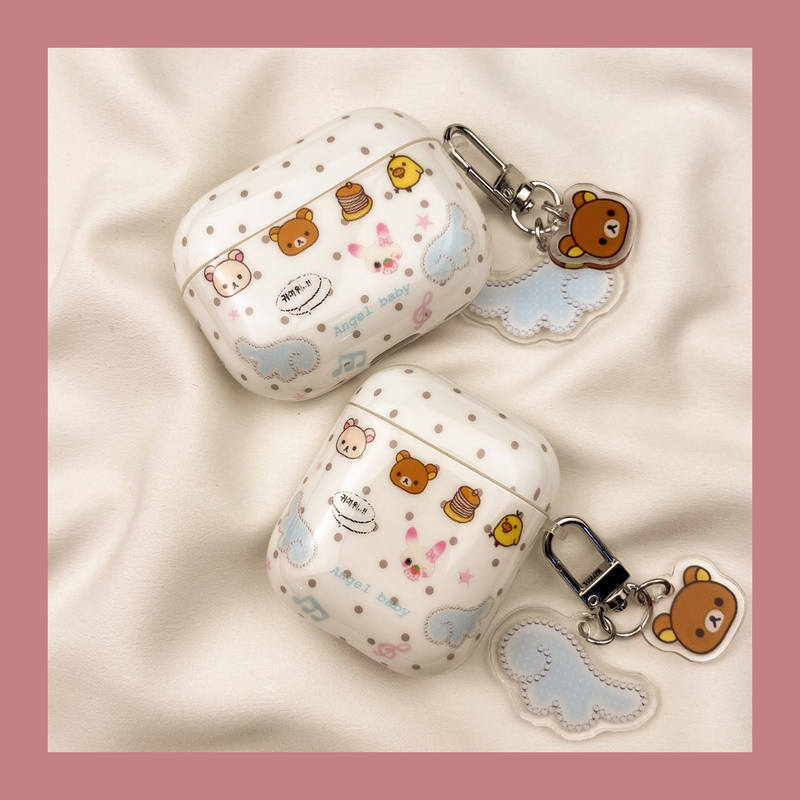ins Fun Cartoon Polka Dot Rilakkuma AirPods 4 Protective Case AirPods 3 Compatible Apple Pro Earphone Case Second Generation Wireless Bluetooth Third Generation AirPods 2Nd Generation AirPods Pro Fourth Generation 5 ins Fun Cartoon Polka Dot Rilakkuma AirPods 4 Protective Case AirPods 3 Compatible Apple Pro Earphone Case Second Generation Wireless Bluetooth Third Generation AirPods 2Nd Generation AirPods Pro Fourth Generation 5