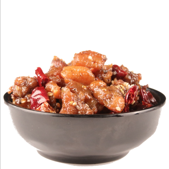 Conejo picante estofado cortado en cubitos 158g * 3 bolsas especialidad de Sichuan bocadillos de cecina de conejo frío snacks salsa de pimienta de ratán conejo perfumado cortado en cubitos