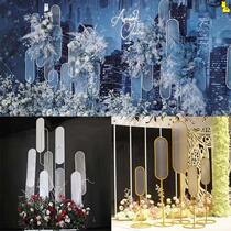 ttai road leading flower wedding celebration prop film iron art sculpture flower crowdstar arch moon wedding scene arrangement archway background