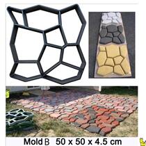 Antique brick cement mold brick Chinese ancient building courtyard outdoor creative flower brick mold garden paving floor