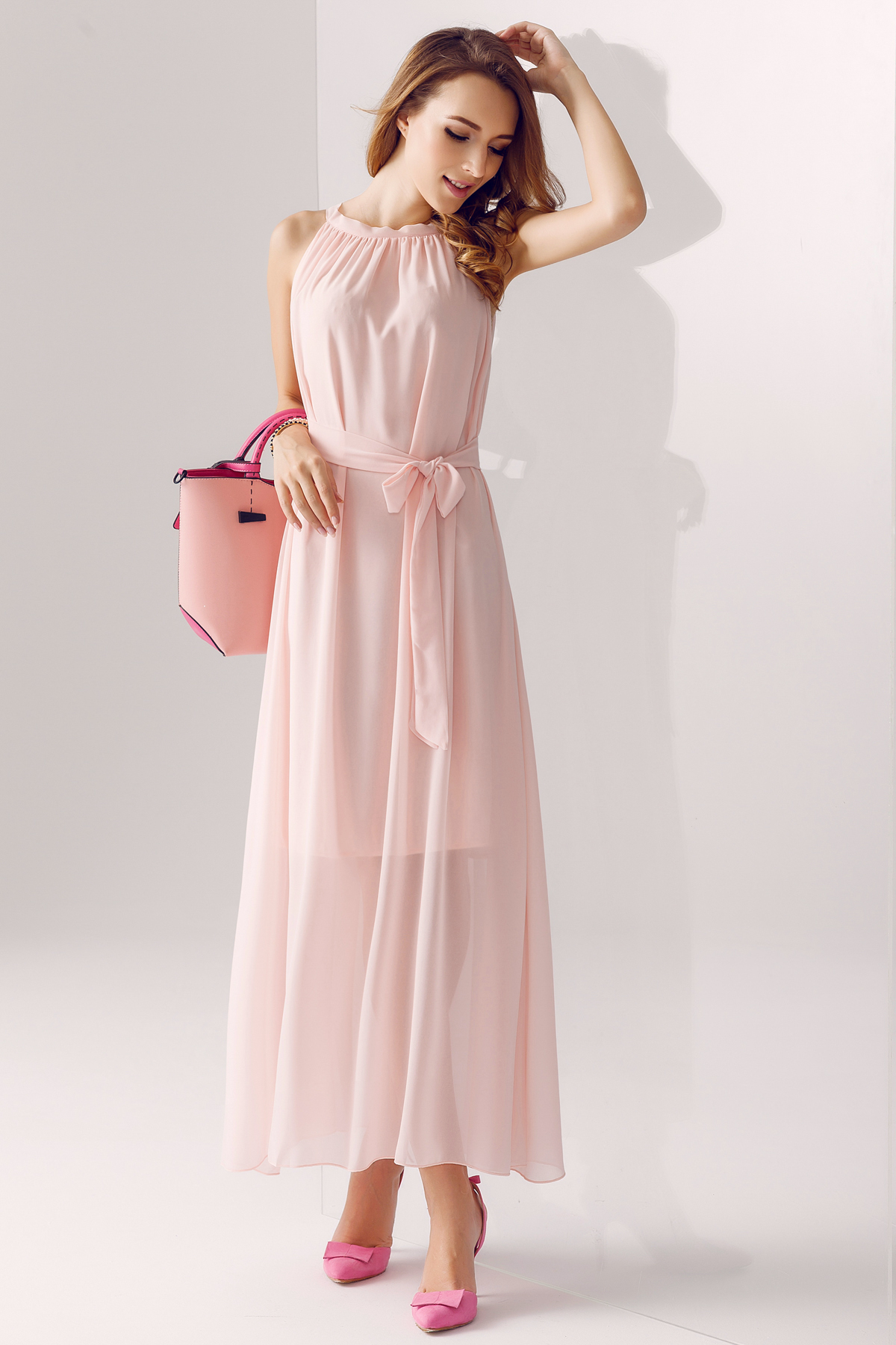 Long Chiffon Beach Dress