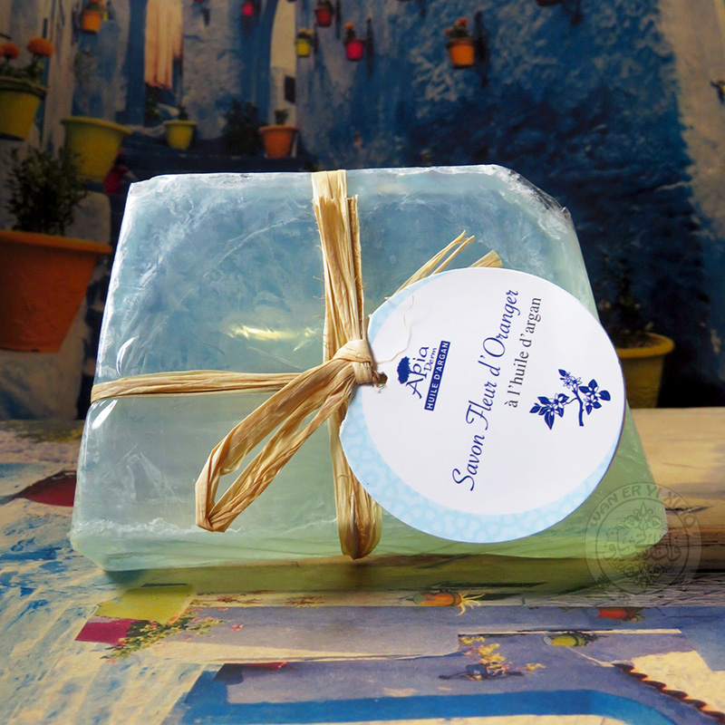 Morocco's original Apia orange flower Glycerne hand - made soap 100g clean face bath brightly bright skin color moisturizing