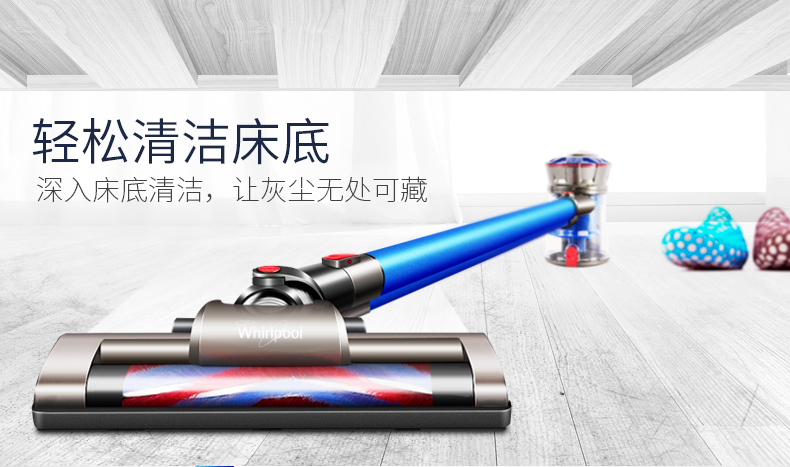 xiaomi deerma cm1300 Máy hút bụi Whirlpool sạc cực êm không dây cầm tay nhỏ khử mùi mạnh mẽ WVC-LI480Y - Máy hút bụi máy hút bụi bàn phím