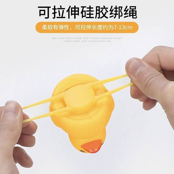 小黄鸭车载摆件车内头盔电动摩托车自行车装饰品网红汽车车外鸭子