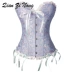 Áo cưới cô dâu ngực tập hợp ngực corset đồ lót bụng eo quây quây Corset