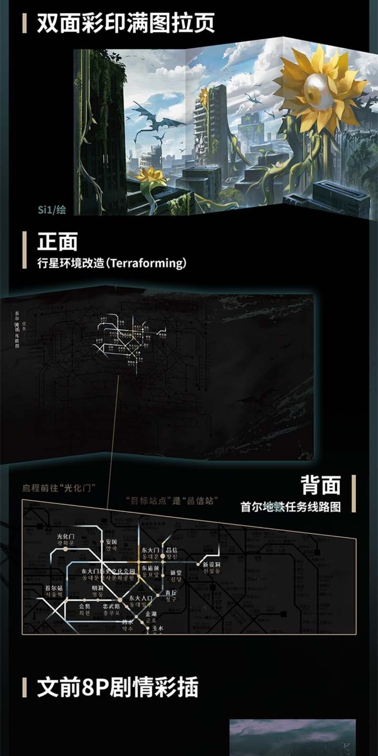 ORV Simplified Chinese novels Vol. 2 double-sided color foldout