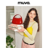 muva Портативная сумка на одно плечо, небольшая сумка, изысканная сумка через плечо, подушка, из натуральной кожи