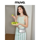 muva Портативная сумка на одно плечо, небольшая сумка, изысканная сумка через плечо, подушка, из натуральной кожи