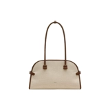 Демисезонная сумка на одно плечо, из натуральной кожи, изысканный стиль