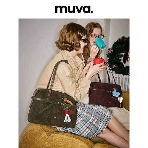 muva Вместительная и большая демисезонная универсальная сумка на одно плечо с молнией