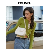 Сумка для телефона, белая сумка на одно плечо, из натуральной кожи, изысканный стиль, коллекция 2023