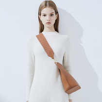 HFresh soft leather broadband large capacity bucket bag women leather bag New 2021 tide shoulder shoulder bag