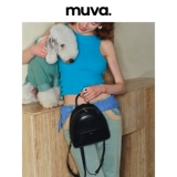 Оригинальная дизайнерская сумка через плечо, небольшой кожаный школьный рюкзак, надевается на плечо, коллекция 2023