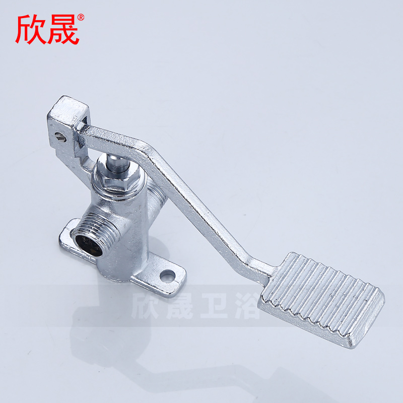 Foot tap Foot switch valve Hospital brass Food factory Laboratory hand washing Foot valve faucet