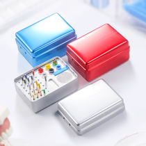 Car needle disinfection box dental gel tip placement box expansion needle high temperature 35 hole oral instrument box storage root canal file rack