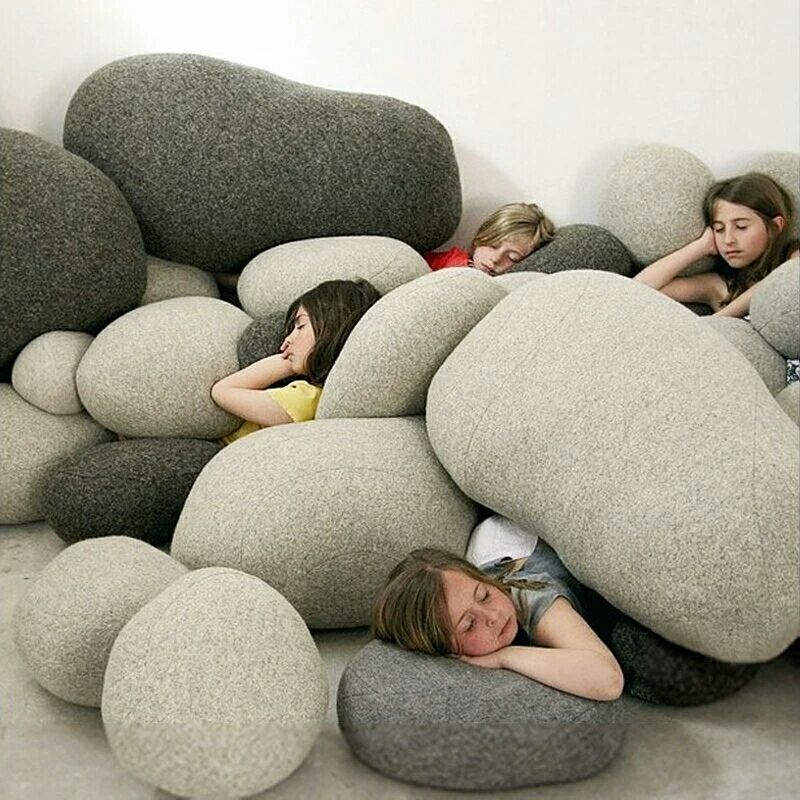 Creative Simulated Pebble Pillow, Stone Cushion, Oversized Bean Bag, Home Decoration Creative Simulated Pebble Pillow, Stone Cushion, Oversized Bean Bag, Home Decoration