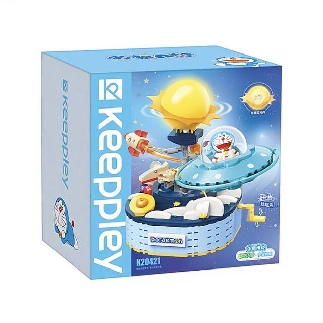 Keeppley Wonderful Building Blocks Doraemon Universe Adventure Assembly Model Children's Educational Toys for Boys and Girls