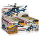 Enlightenment Building Blocks Super Set Transformation Model Children's Police Car 8-Piece Assembly Educational Brain-Teasing Airplane Toy for Boys Aged 6