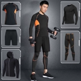 Комплект для спортзала, быстросохнущий спортивный костюм для тренировок, снаряжение, для бега