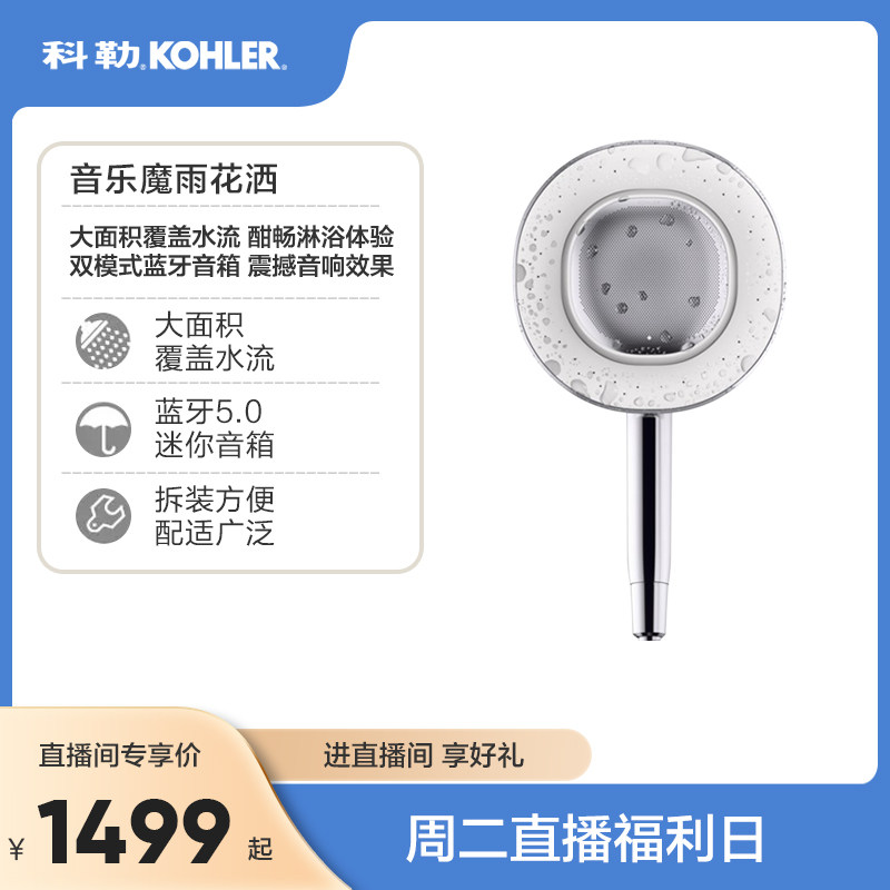 Cole Moxie Music Magic Rain waterproof Bluetooth speaker shower with shower head shower nozzle-Taobao