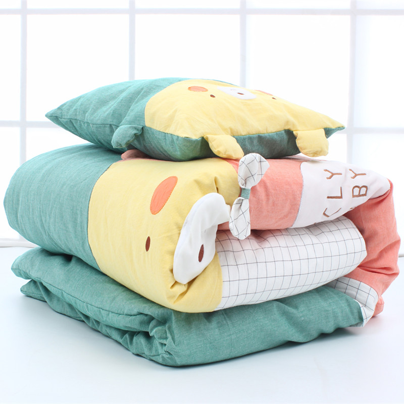 Baby four seasons universal cotton quilt can be removed from the guts of children's bedding Baby autumn and winter thickened kindergarten cover quilt