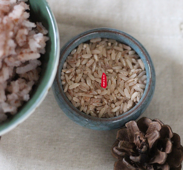 Xiaomin's Yunnan Hani Terra Fields Ancient Law Farming Red Rice Rouge Blood Rice Pregnant pregnant women Children's daily staple cooking porridge