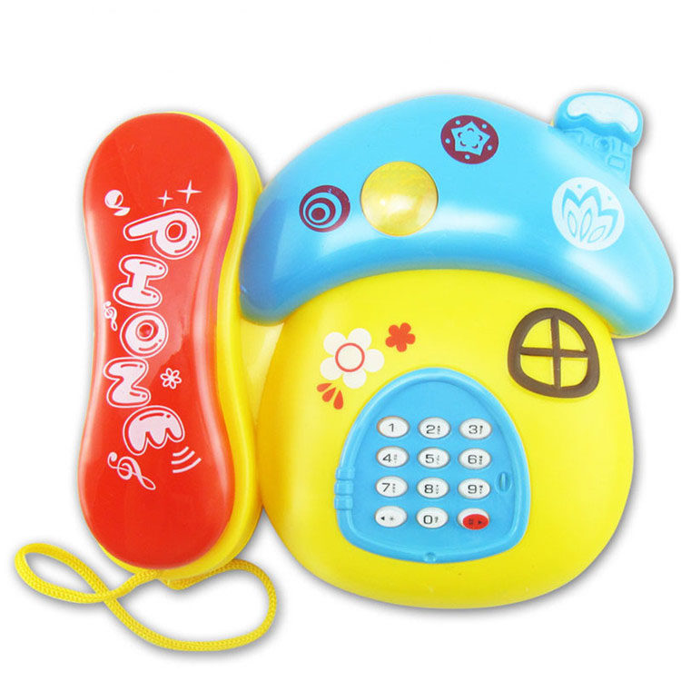 Infant and young children telephone music toys baby educational toys 1-2-3 years old night market street stall supply wholesale