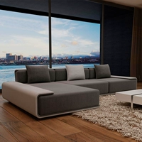 Bắc Âu kết hợp sofa vải căn hộ nhỏ tối giản góc Italia sẵn sàng sofa bông rửa được tối giản hiện đại - Ghế sô pha sofa đẹp giá rẻ