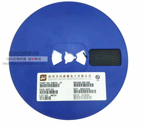 Новый подлинный кристаллический транзистор пластыря S9013 Шелковая печать J3 Большой ток SOT-23 3000/лоток