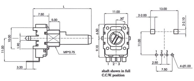 Main used to control electrical devices such as volume controls on