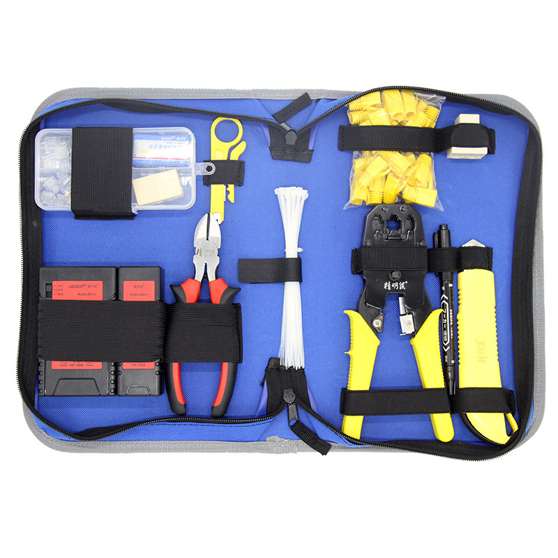 Shrewd Mouse NF-1301 crystal head Finder Wire Kit Internet Tool Suit Network Route Press Wire Pliers Wire Measuring Instrument Peeling