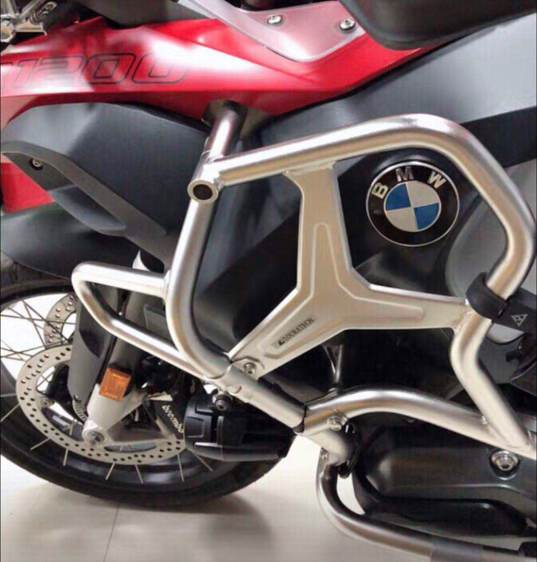 Applicable BMW BMW R1200GS ADV 13-19 waterfowl anti-fall oil tank protective bar stainless steel insurance lever