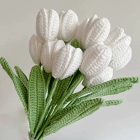 Белый пакет материала тюльпана может быть изготовлен из 14-15 цветов